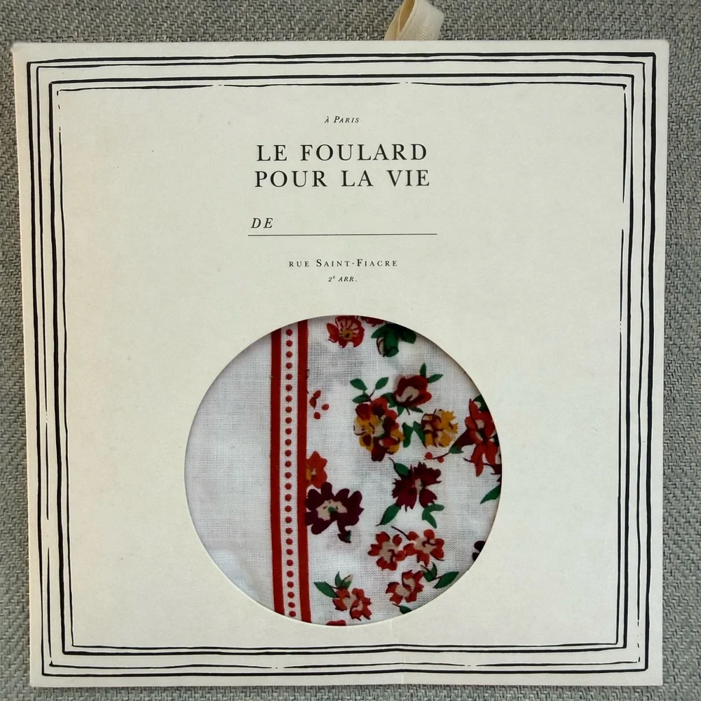 Sezane Floral Scarf - Picture 2 of 7